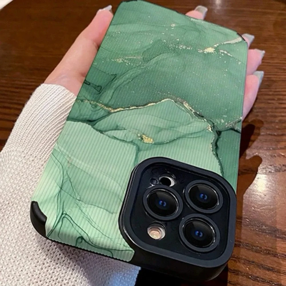 Iphone 14 Marble Pattern Phone Case - Picture 3 of 4